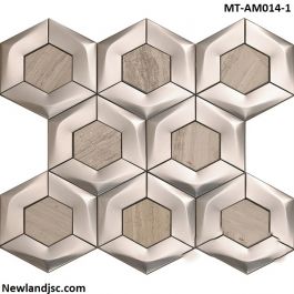 Đá mosaic chíp hình thoi MT-AM014-1