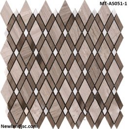 Đá mosaic chíp hình thoi MT-AM051-1