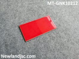 Gạch thẻ Ceramic ốp tường nhập khẩu màu đỏ phẳng KT 100x200mm MT-GNK10212