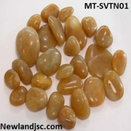 Sỏi vàng tự nhiên trơn bóng MT-SVTN01
