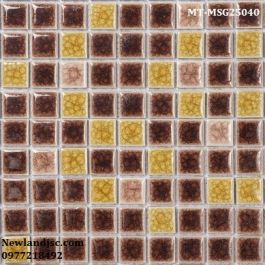 Gạch Mosaic Gốm trộn màu MT-MSG25040