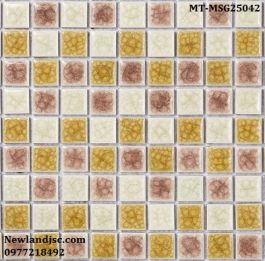 Gạch Mosaic Gốm trộn màu MT-MSG25042