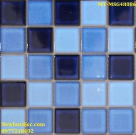 Gạch Mosaic Gốm trộn màu MT-MSG48086