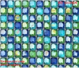 Gạch Mosaic nung vuông lồi MT-103DKM