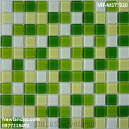 Gạch Mosaic Thủy Tinh trộn màu MT-MSTT020