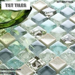 Gạch Mosaic Thủy Tinh trộn màu MT-MSTT021