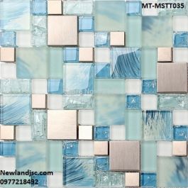 Gạch Mosaic Thủy Tinh trộn màu MT-MSTT035