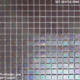 Gạch Mosaic Thủy Tinh mờ đơn màu MT-MSTM25008