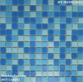 Gạch Mosaic Thủy Tinh mờ trộn màu MT-MSTM25023