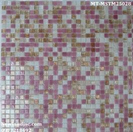 Gạch Mosaic Thủy Tinh mờ trộn màu MT-MSTM25028