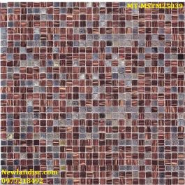 Gạch Mosaic Thủy Tinh mờ trộn màu MT-MSTM25039