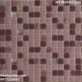 Gạch Mosaic Thủy Tinh mờ trộn màu MT-MSTM25041