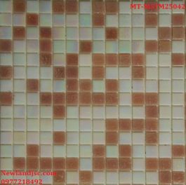 Gạch Mosaic Thủy Tinh mờ trộn màu MT-MSTM25042