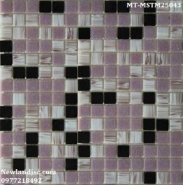 Gạch Mosaic Thủy Tinh mờ trộn màu MT-MSTM25043