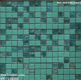 Gạch Mosaic Thủy Tinh mờ trộn màu MT-MSTM25045