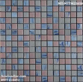 Gạch Mosaic Thủy Tinh mờ trộn màu MT-MSTM25050