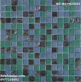 Gạch Mosaic Thủy Tinh mờ trộn màu MT-MSTM25053