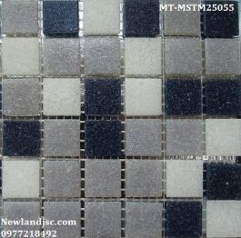 Gạch Mosaic Thủy Tinh mờ trộn màu MT-MSTM25055