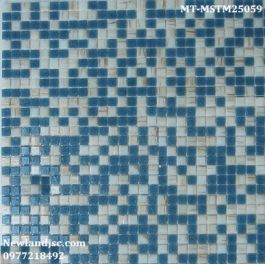 Gạch Mosaic Thủy Tinh mờ trộn màu MT-MSTM25059