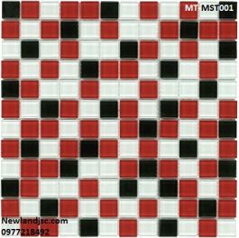 Gạch Mosaic Thủy Tinh trộn màu MT-MST001