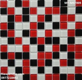 Gạch Mosaic Thủy Tinh trộn màu MT-MST005