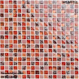 Gạch Mosaic Thủy Tinh trộn màu MT-MST012