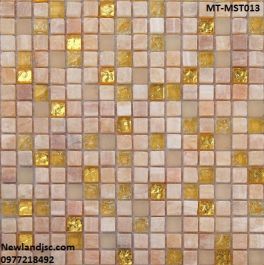 Gạch Mosaic Thủy Tinh trộn màu MT-MST013