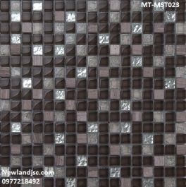 Gạch Mosaic Thủy Tinh trộn màu MT-MST023