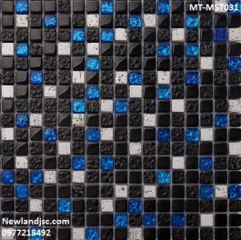 Gạch Mosaic Thủy Tinh trộn màu MT-MST031