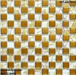 Gạch Mosaic Thủy Tinh trộn màu MT-MST052