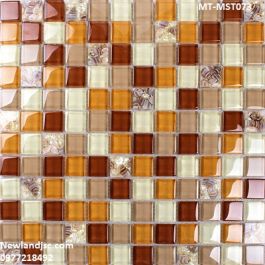 Gạch Mosaic Thủy Tinh trộn màu MT-MST073