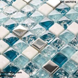 Gạch Mosaic Thủy Tinh trộn màu MT-MST074