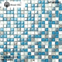 Gạch Mosaic Thủy Tinh trộn màu MT-MST082