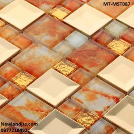 Gạch Mosaic Thủy Tinh trộn màu MT-MST087