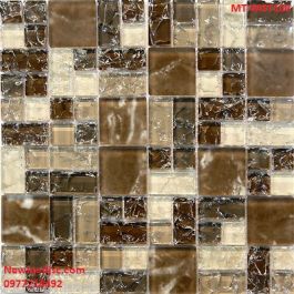 Gạch Mosaic Thủy Tinh trộn màu MT-MST100