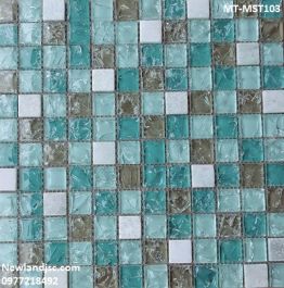 Gạch Mosaic Thủy Tinh trộn màu MT-MST103