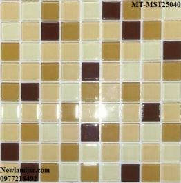 Gạch Mosaic Thủy Tinh trộn màu MT-MST25040