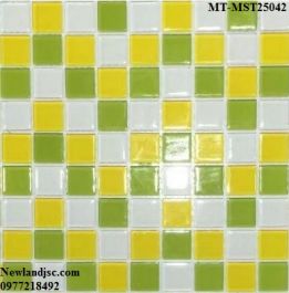 Gạch Mosaic Thủy Tinh trộn màu MT-MST25042