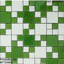 Gạch Mosaic Thủy Tinh ghép màu MT-MST25047