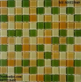 Gạch Mosaic Thủy Tinh trộn màu MT-MST25049