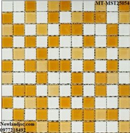 Gạch Mosaic Thủy Tinh trộn màu MT-MST25054