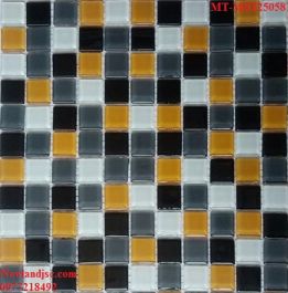 Gạch Mosaic Thủy Tinh trộn màu MT-MST25058