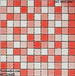 Gạch Mosaic Thủy Tinh trộn màu MT-MST25067
