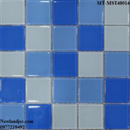 Gạch Mosaic Thủy Tinh trộn màu MT-MST48014