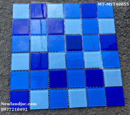Gạch Mosaic Thủy Tinh trộn màu MT-MST48055