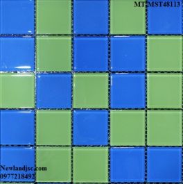 Gạch Mosaic Thủy Tinh trộn màu MT-MST48113