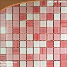 Gạch Mosaic Thủy Tinh ghép màu MT-MSTHV002
