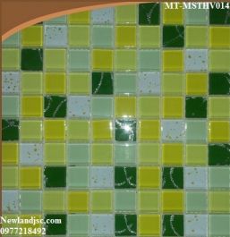 Gạch Mosaic Thủy Tinh ghép màu MT-MSTHV014