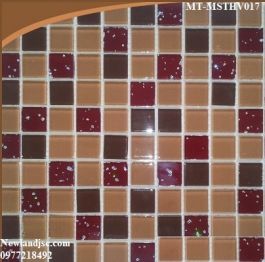 Gạch Mosaic Thủy Tinh ghép màu MT-MSTHV017