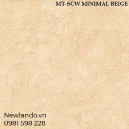 Gạch nhám KT 600x600 mm MT-SCW MINIMAL BEIGE
